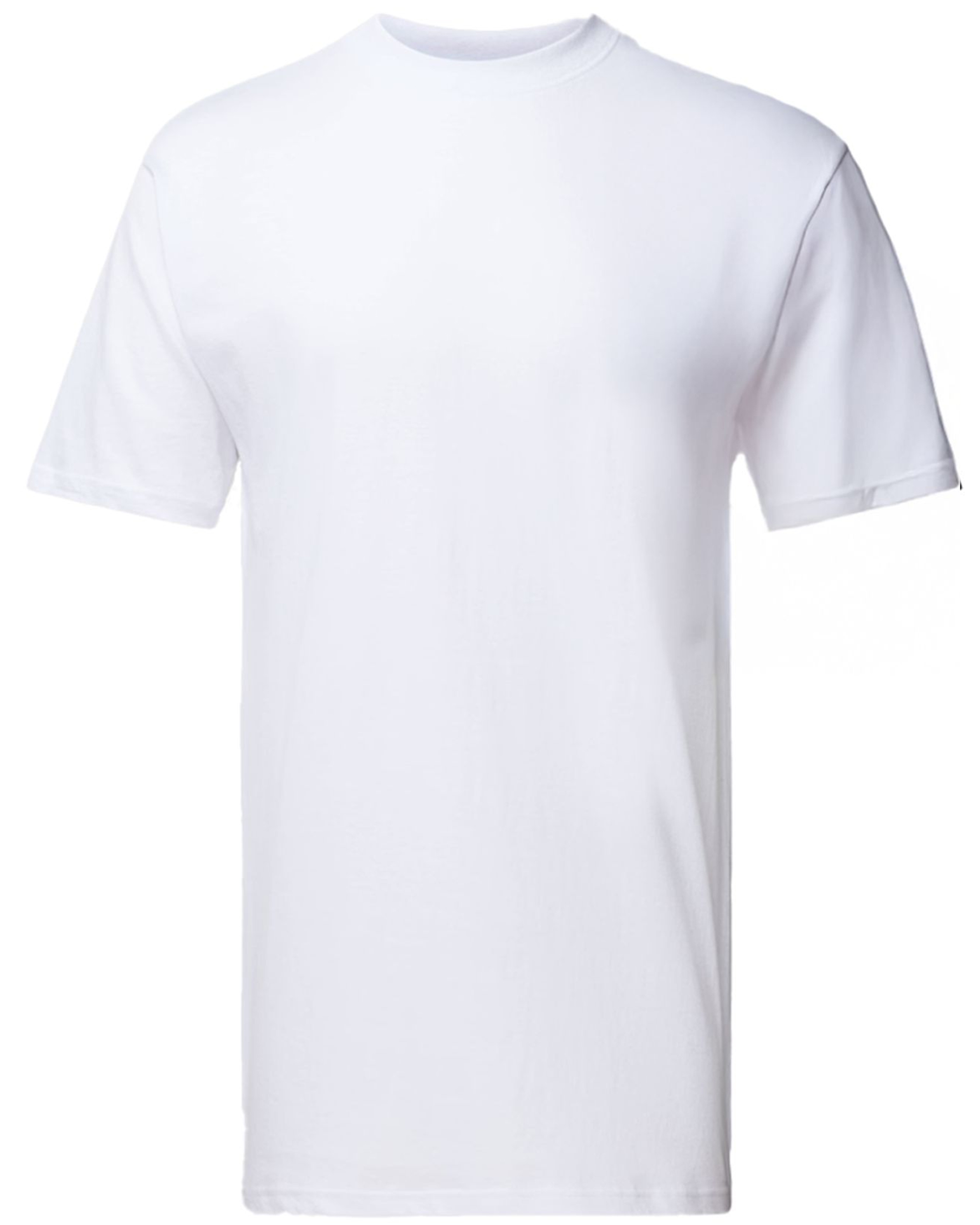 Hom T-shirt Harro met hoge boord wit