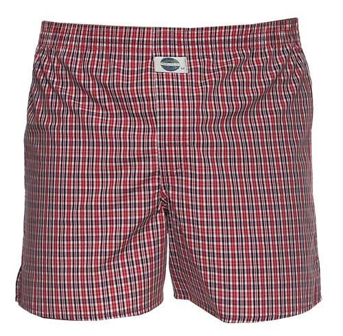 Deal boxer wijd rood ruitje voorkant