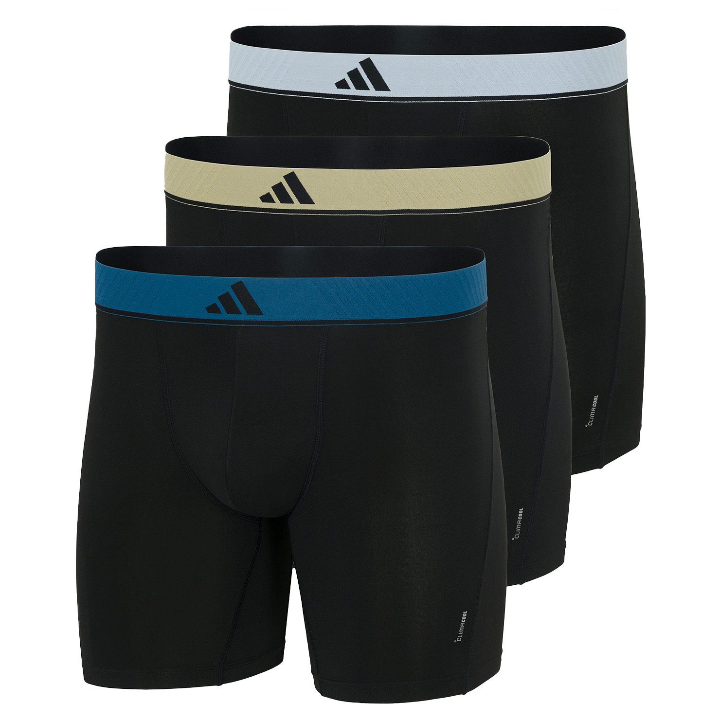 Adidas Boxershorts Micro flex 3-pack zwart