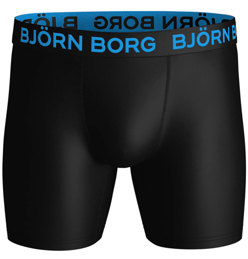 Bjorn Borg Performance zwart 3-pack zwart