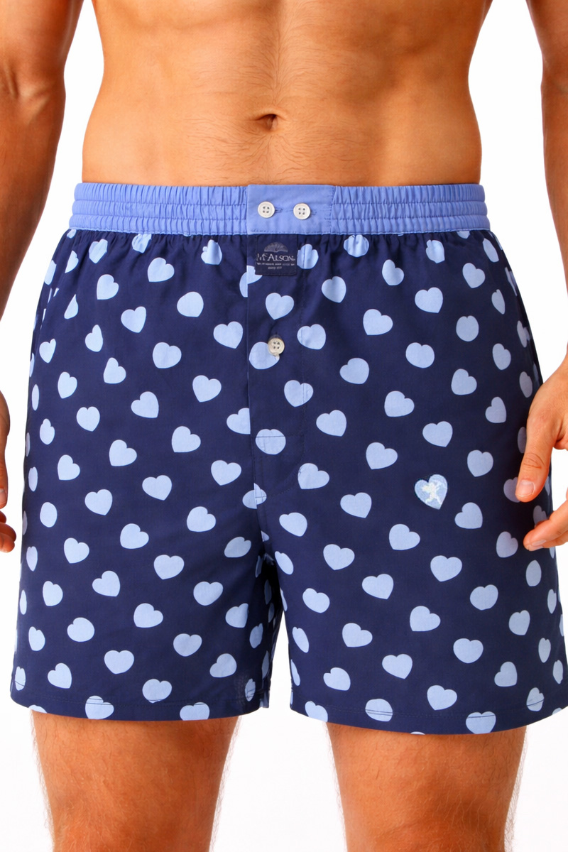 McAlson Boxer Passion hearts navy