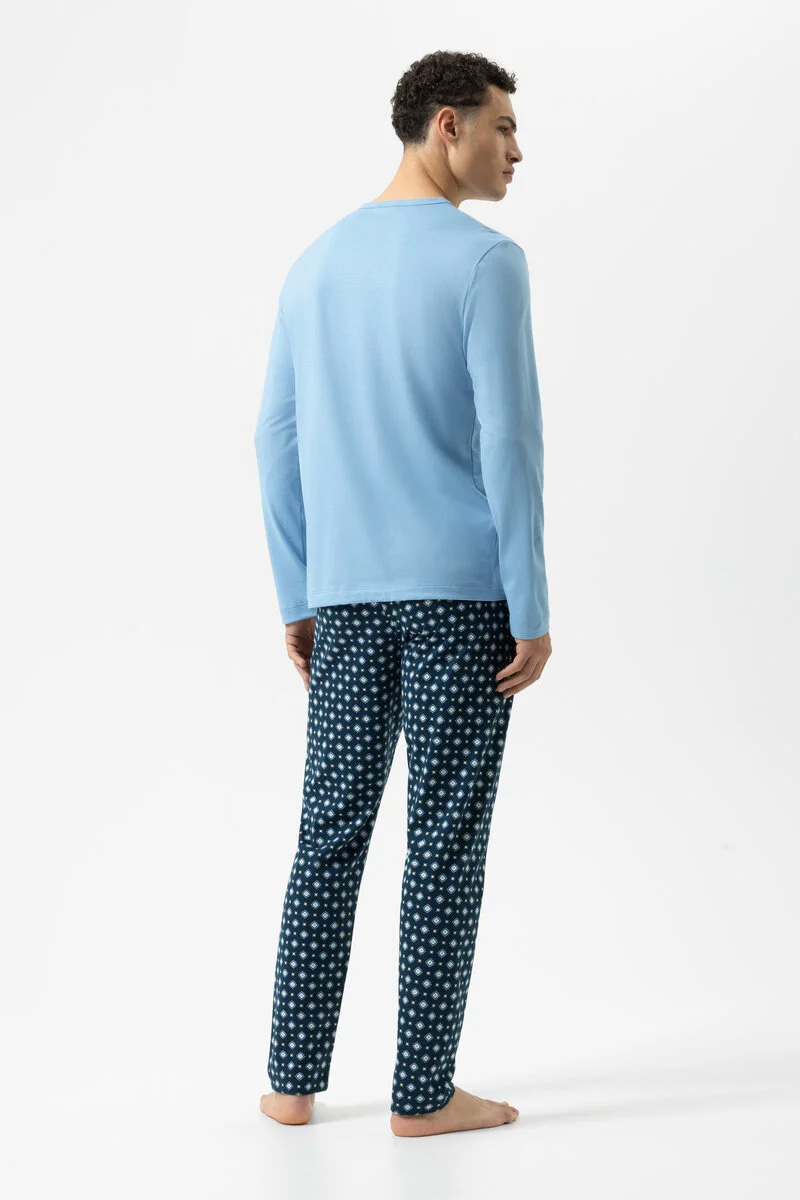 Mey Pyjama Classic Blue Tie
