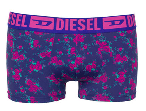 Diesel boxershort microfiber 55-D print paars