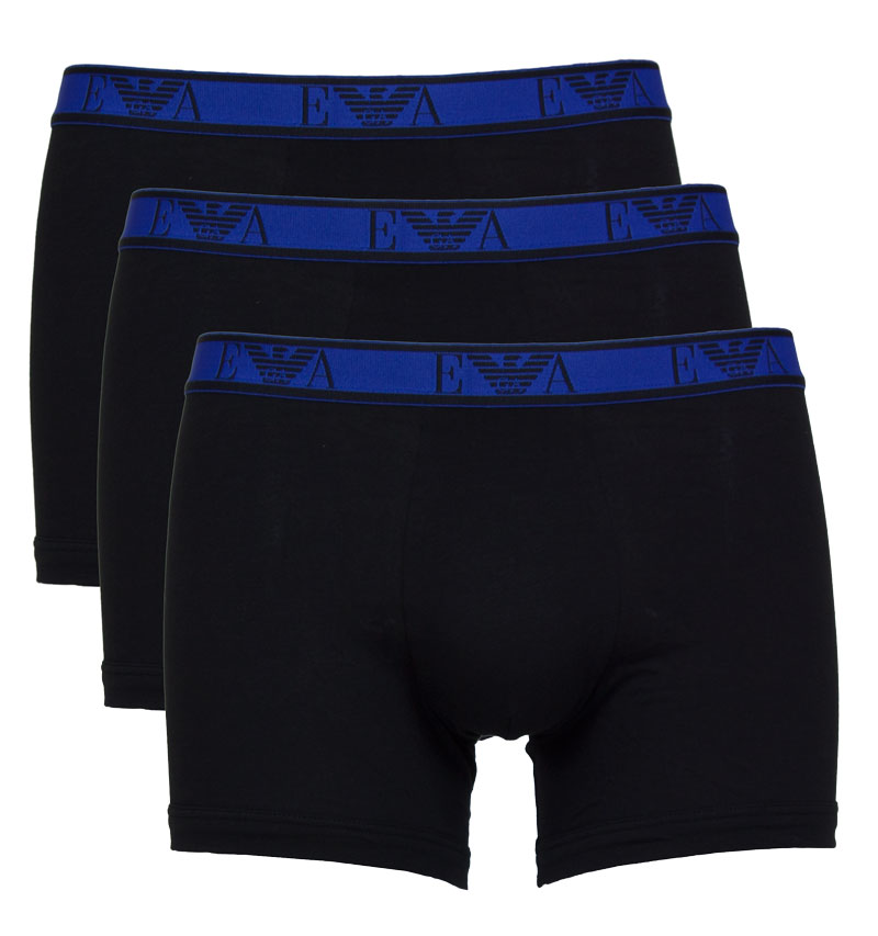 Armani Boxershort EA 3-Pack zwart-blauw