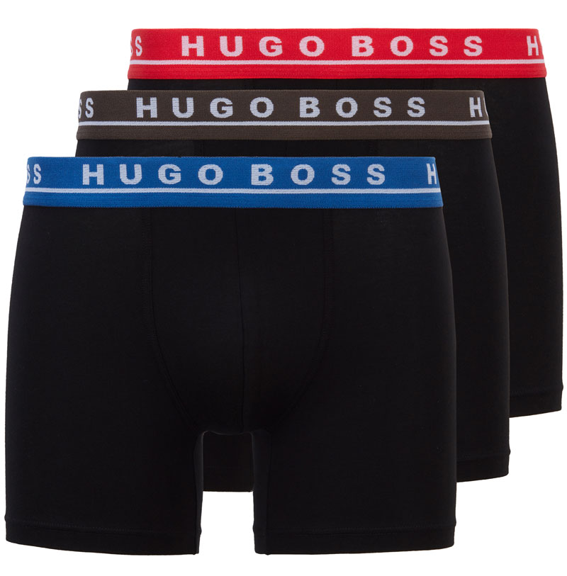 Hugo Boss boxershorts 3-pack zwart