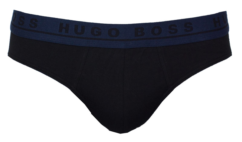 Hugo Boss heren slips 3-pack blauw voorkant 2