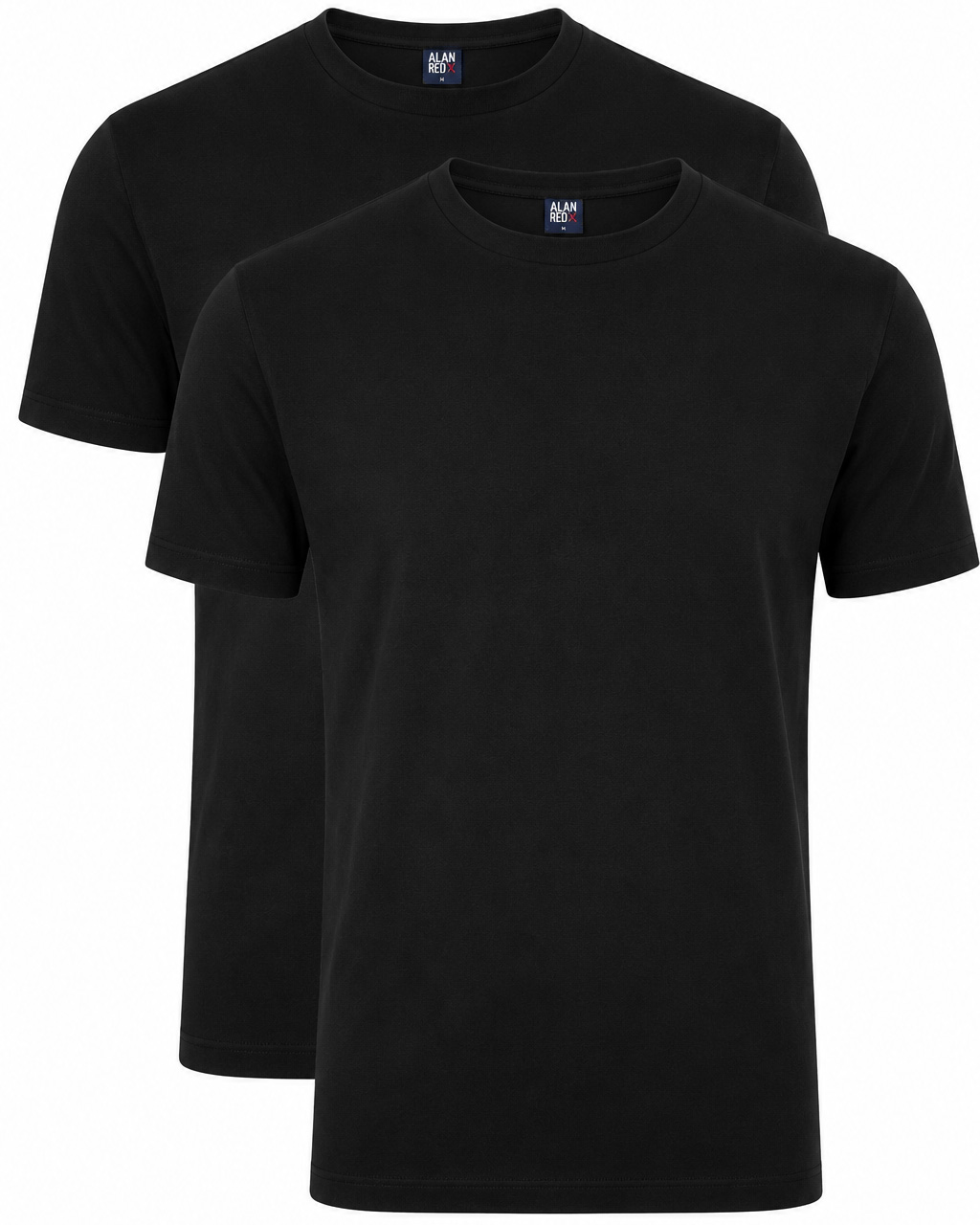 Alan Red T-shirts Virginia 2-pack zwart