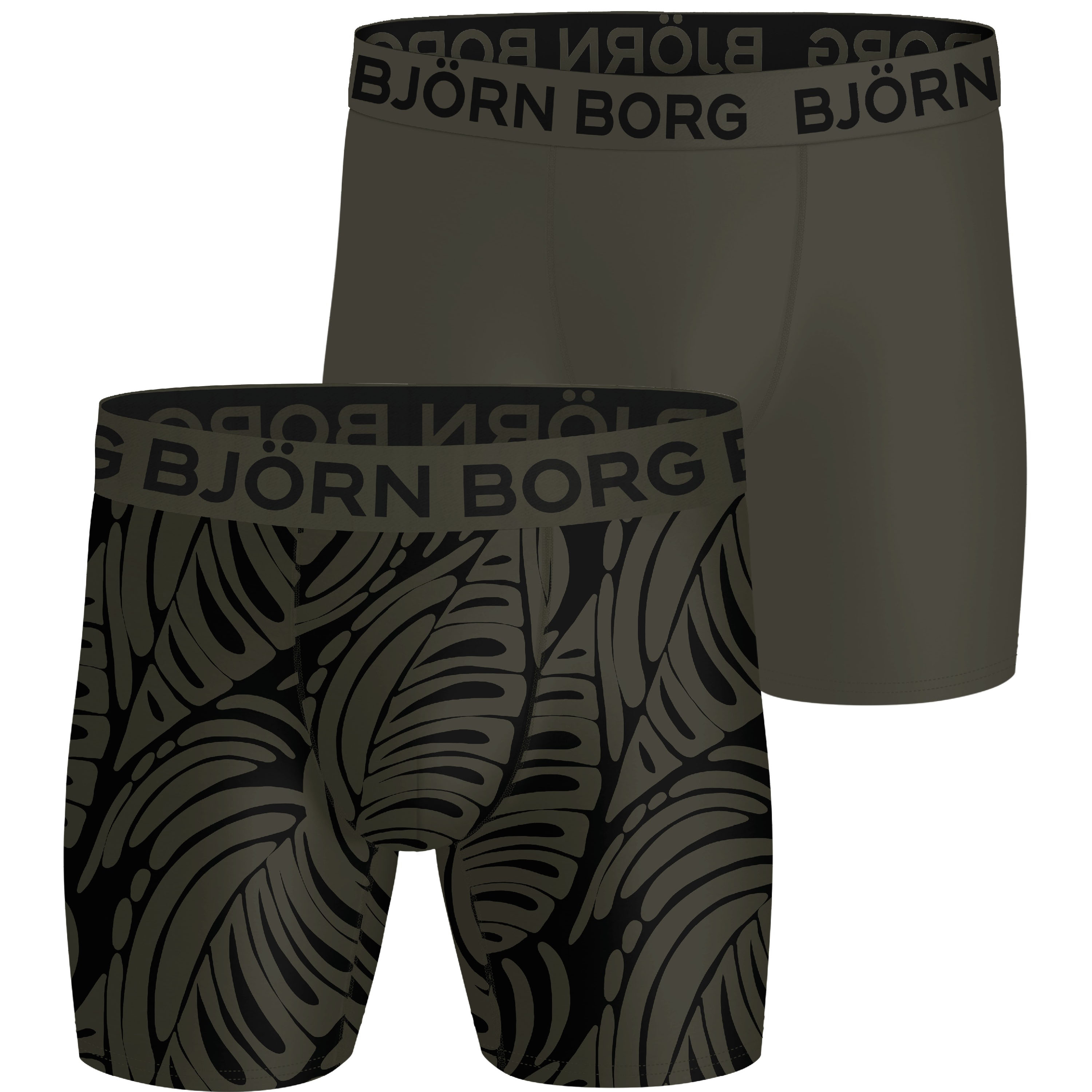 Bjorn Borg Boxershorts sports microfiber 2-pack groen