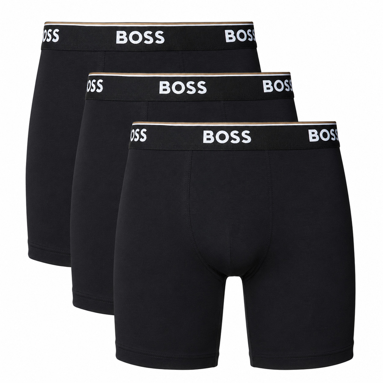 Boss Long boxer Power 3-Pack zwart 50538142