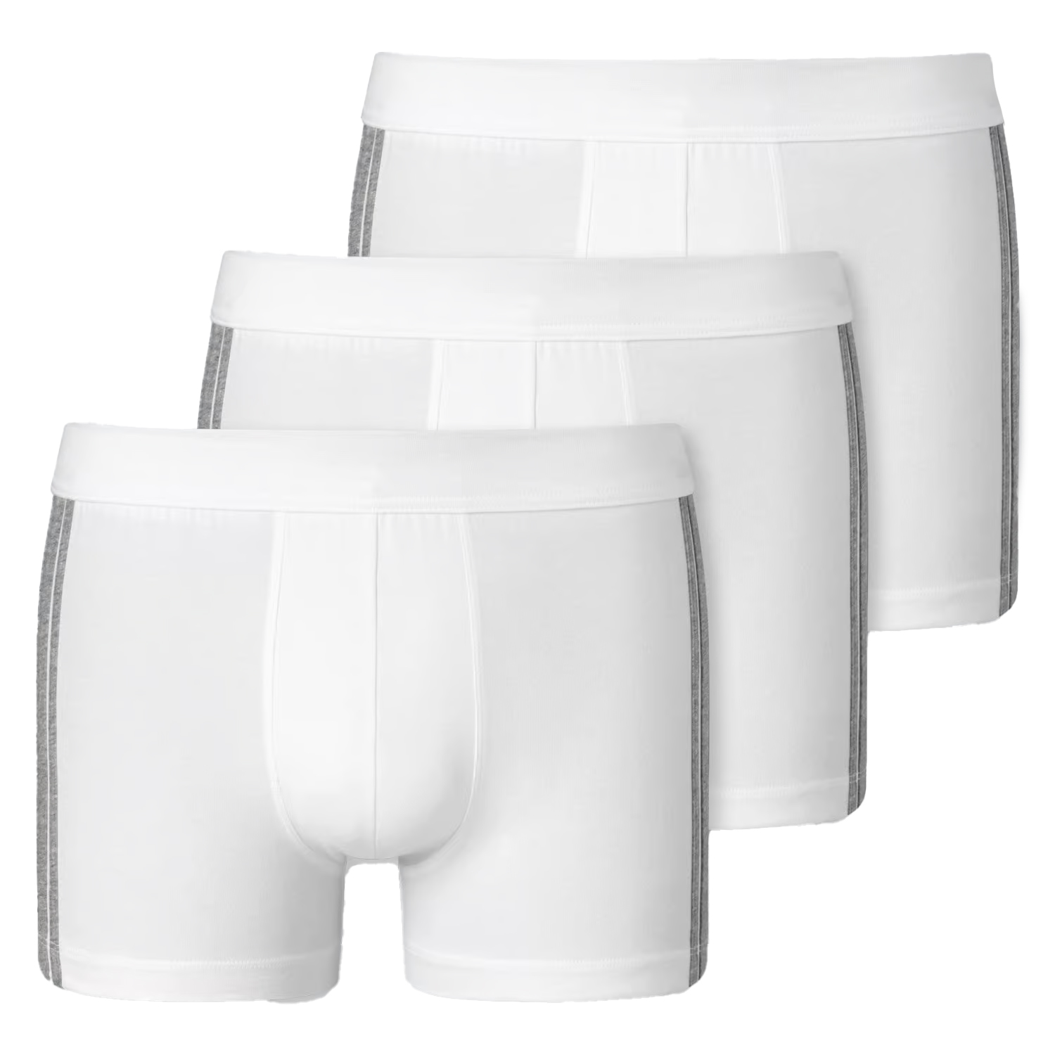Schiesser Boxershorts 95/5 zachte band 3-Pack wit