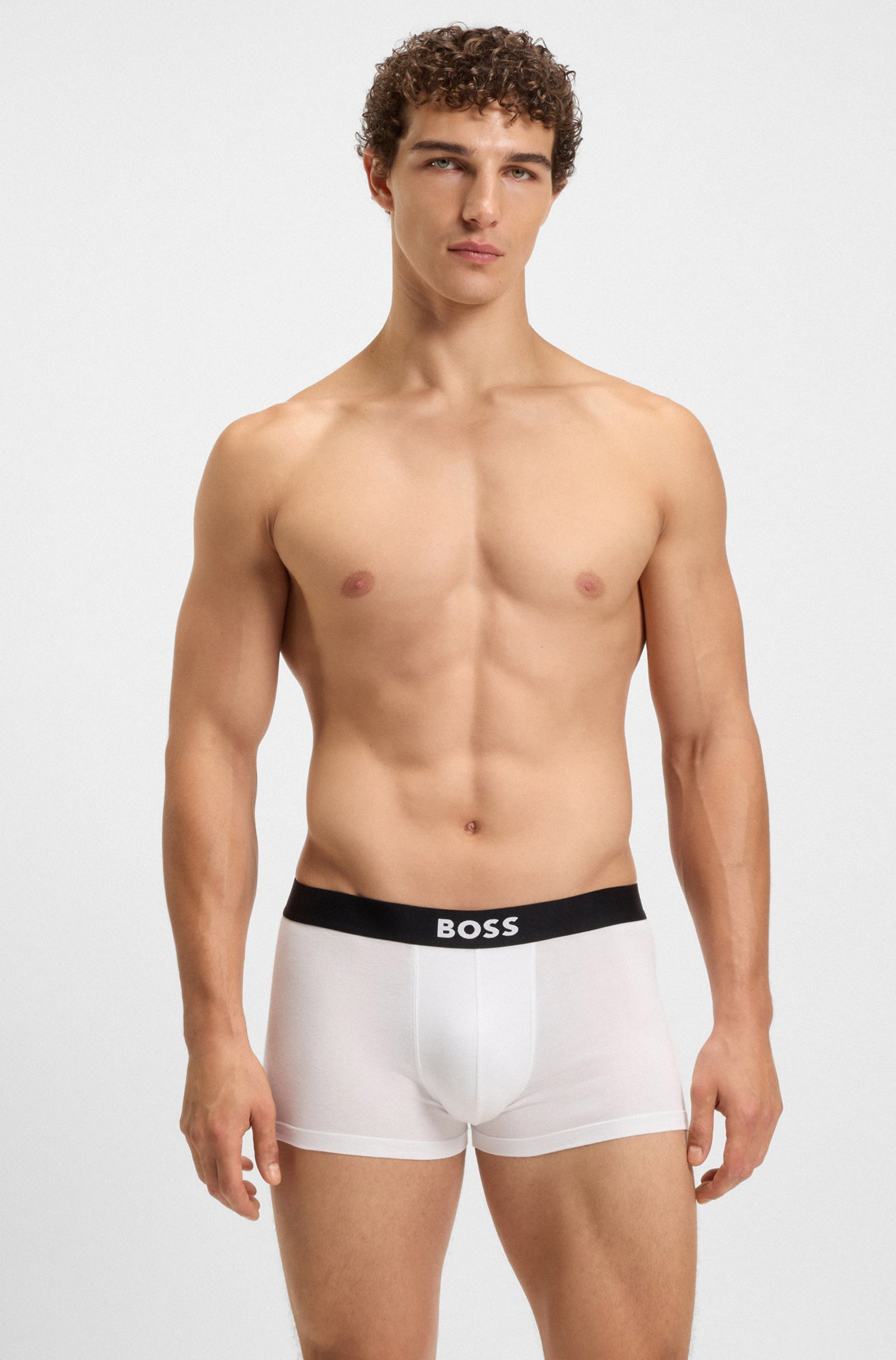 Boss ONE boxershorts 3-pack wit