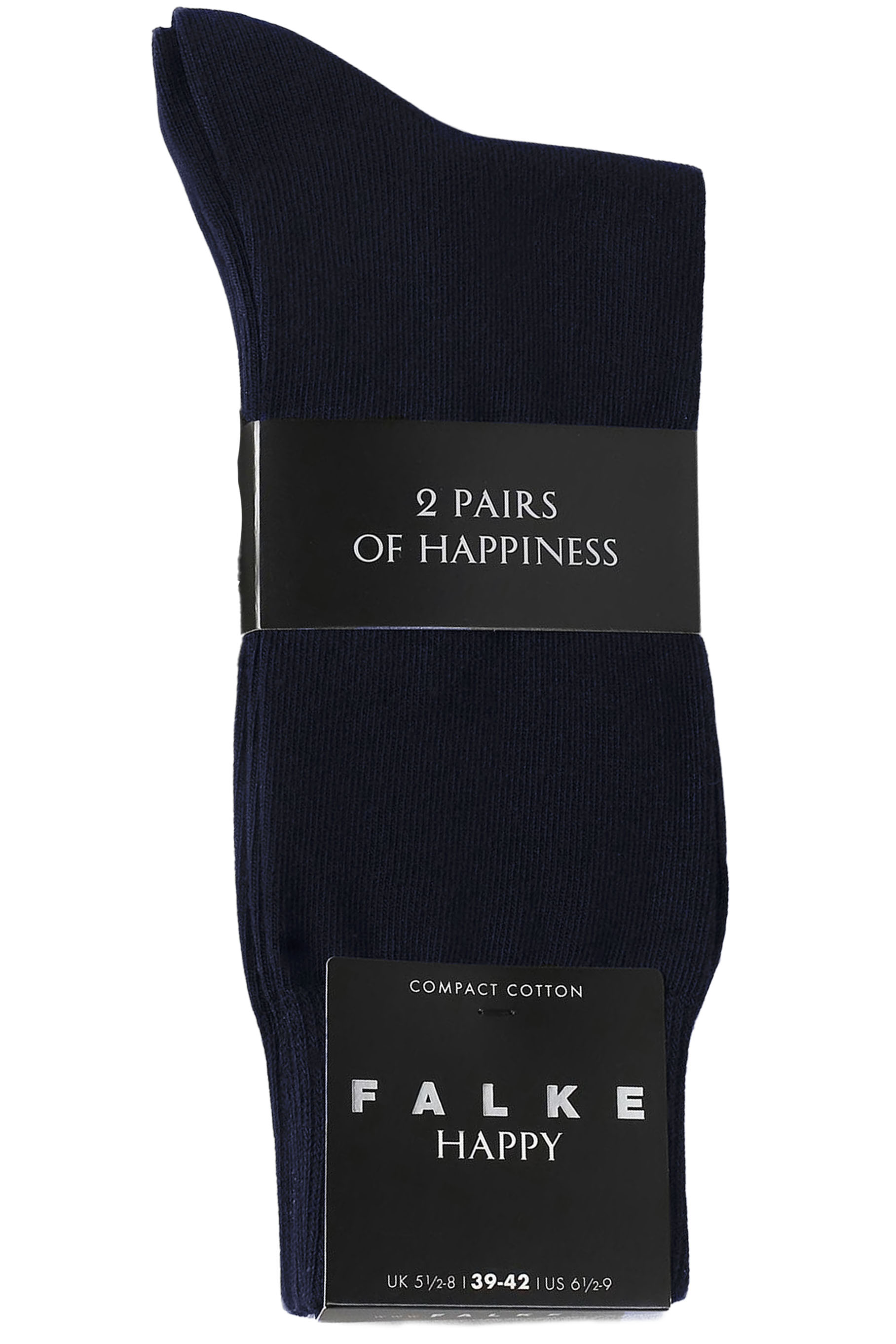 FALKE Happy sokken 2-paar blauw