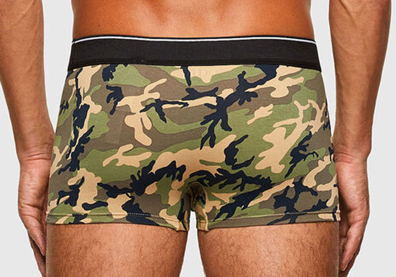 Diesel boxershort Damien Camouflage 3-pack achterkant