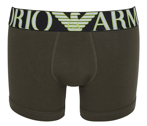 Armani Megalogo boxershort groen
