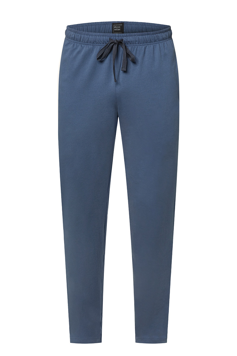 Schiesser pyjamabroek jersey royal blue