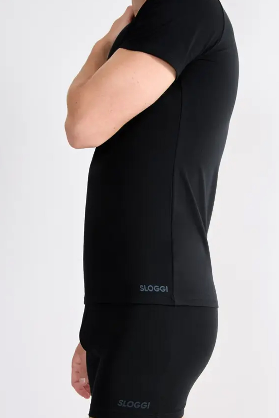 Sloggi T-shirts GO ABC 2-pack zwart