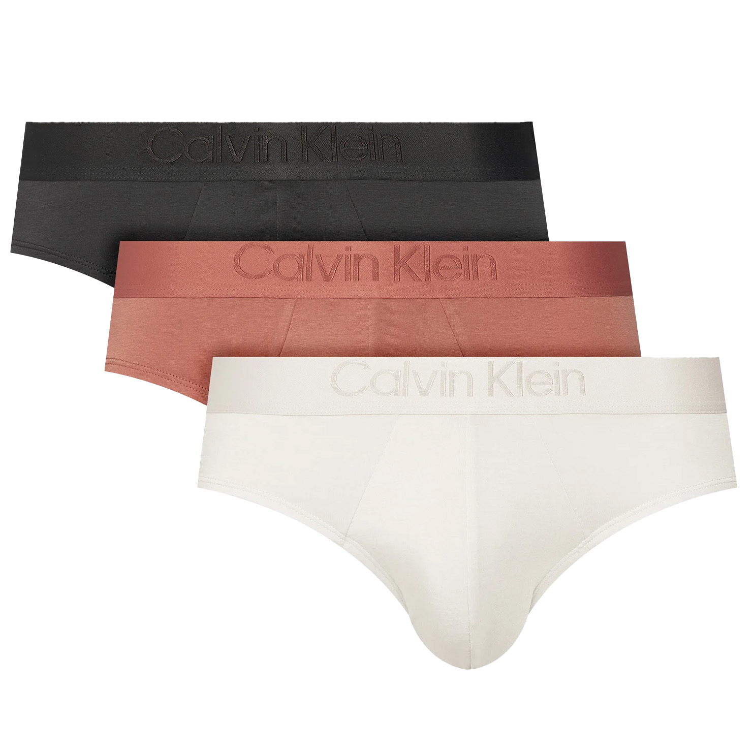 Calvin Klein Black herenslips 3-pack Lyocell