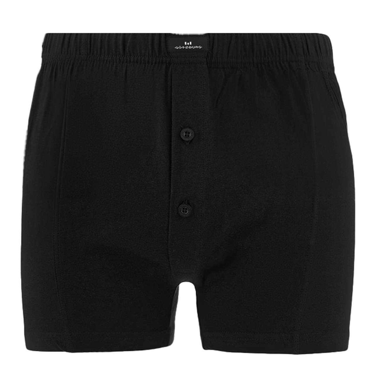 Gotzburg Jersey boxers wildlife 2-pack zwart