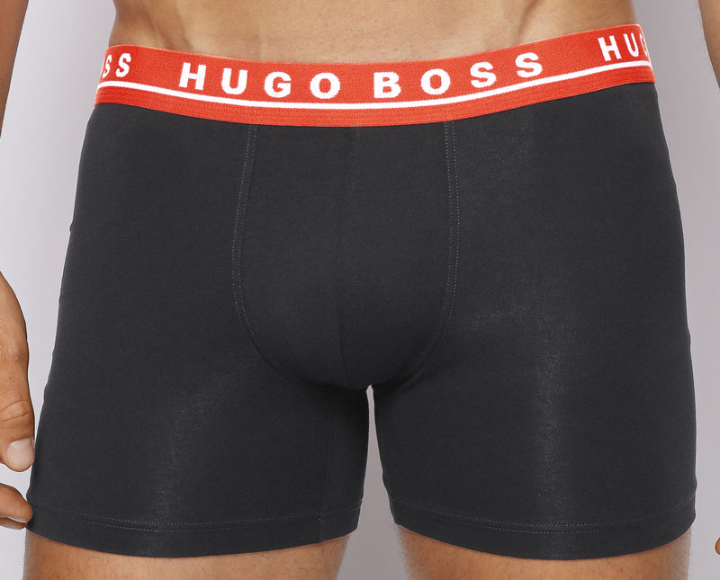 Hugo Boss boxershorts 3-pack mulitband oranje