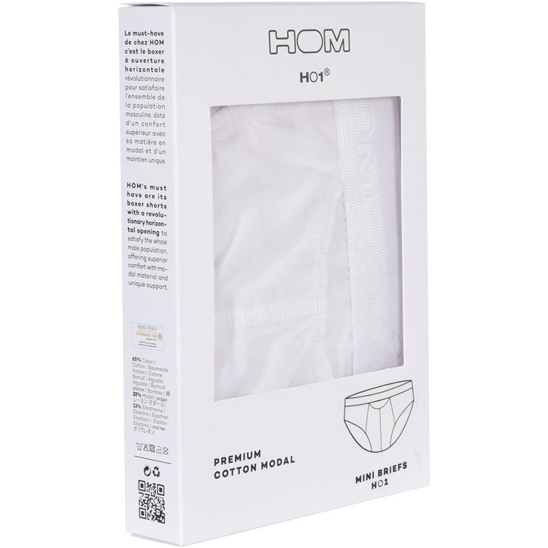 Hom Ho1 mini slip met horizontale gulp wit
