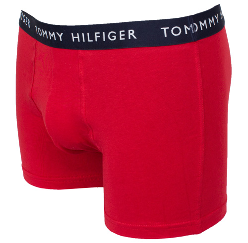 Tommy Hilfiger boxershort rood zijkant