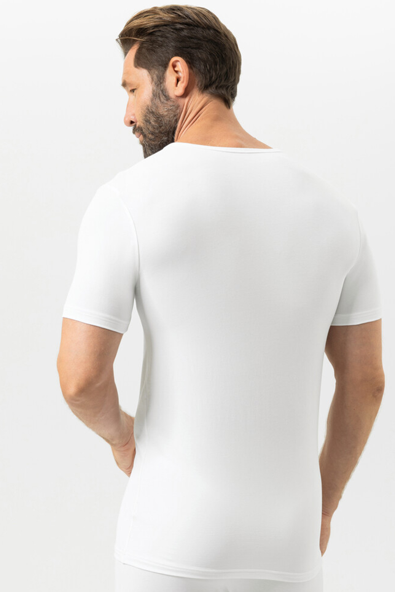 Mey T-shirt dry cotton ronde hals wit 