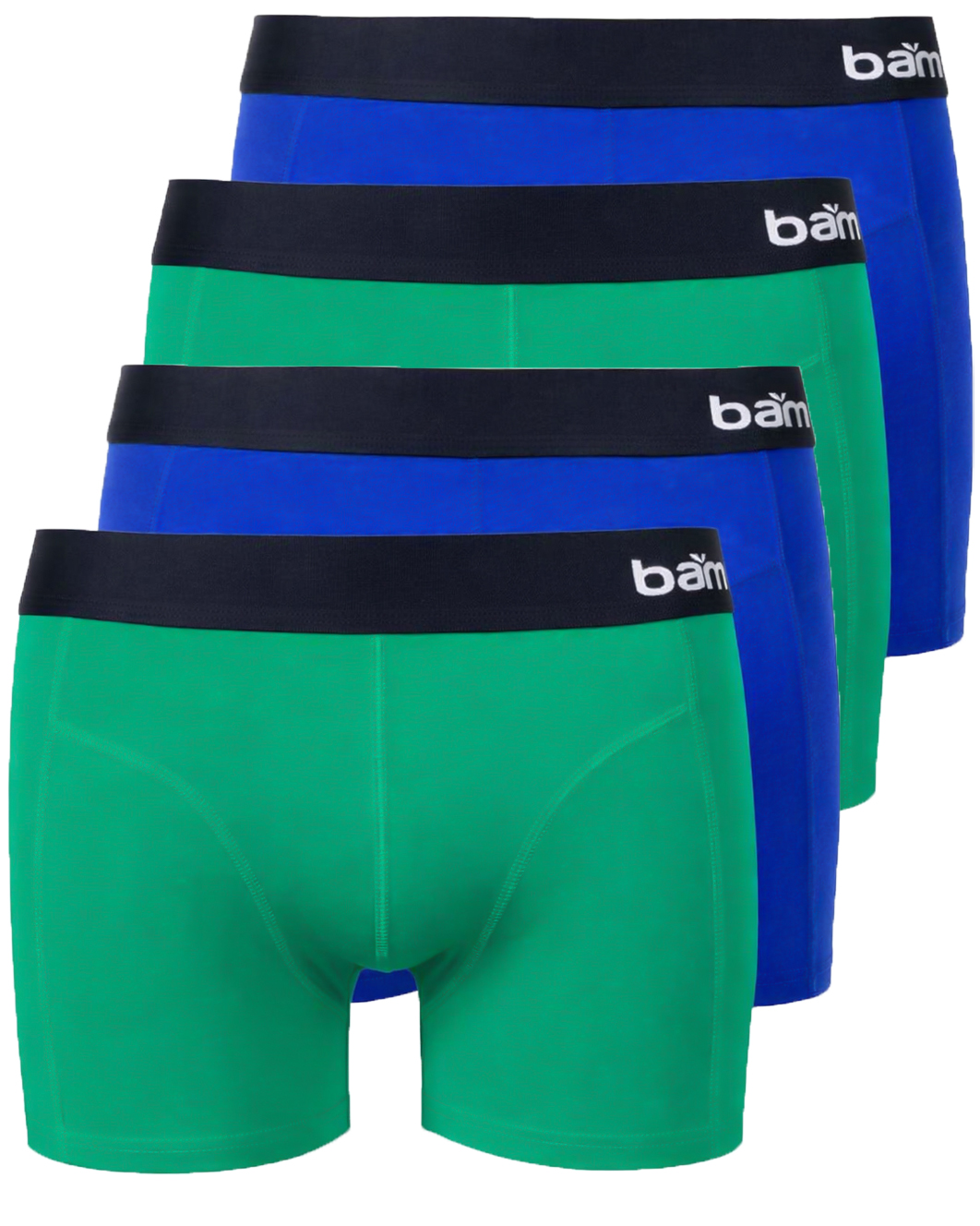 Apollo Bamboe boxershorts 4-pack groen
