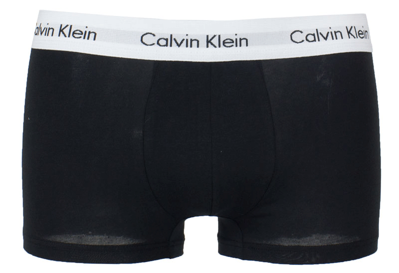 Calvin Klein boxershorts low rise zwart-wit voorkant
