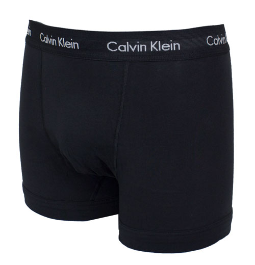 Calvin Klein boxershorts 3-pack oranje-grijs-blauw zijkant