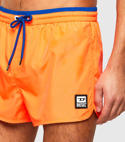 Diesel zwemshort Reef kort model oranje logo