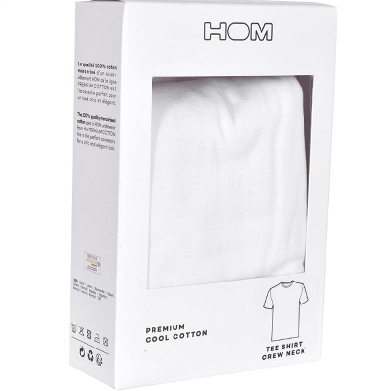 Hom Harro T-shirt hoge boord wit verpakking
