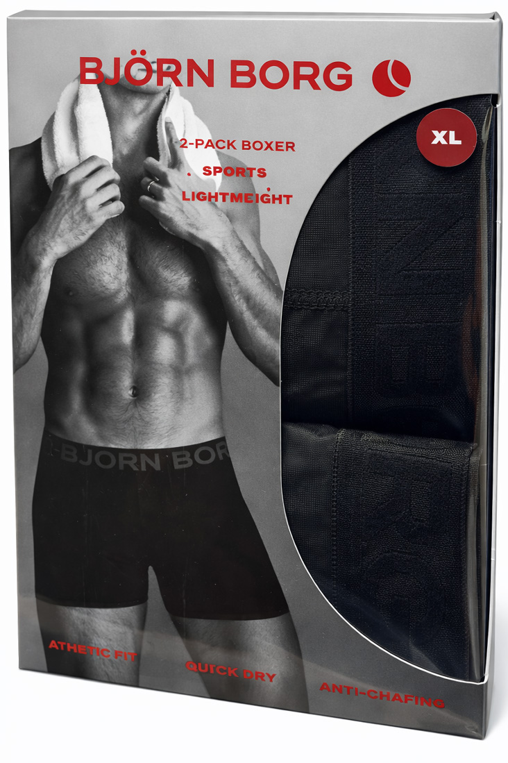 Bjorn Borg Boxershorts sports microfiber 2-pack groen
