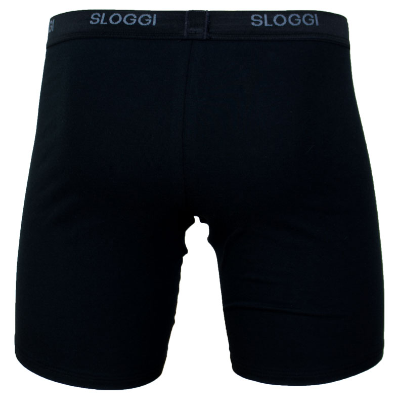 Sloggi short Basic long achterkant zwart