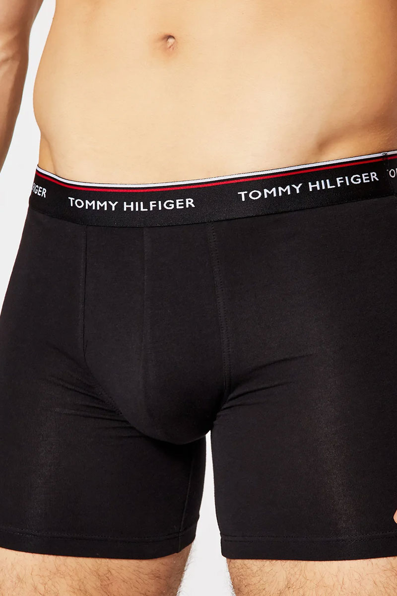 Tommy Hilfiger boxershorts 3-pack Essential zwart