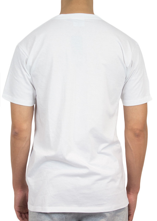 Hom Harro T-shirt hoge boord wit achterkant