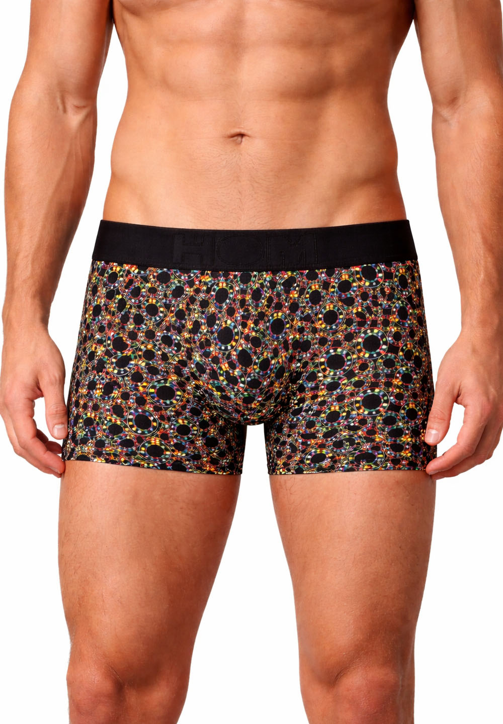 Hom boxershort microfiber Red Rock zwart met print