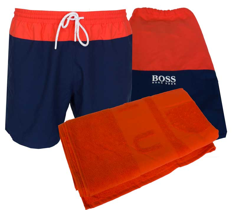 Hugo Boss Beach set zwemshort + badlaken