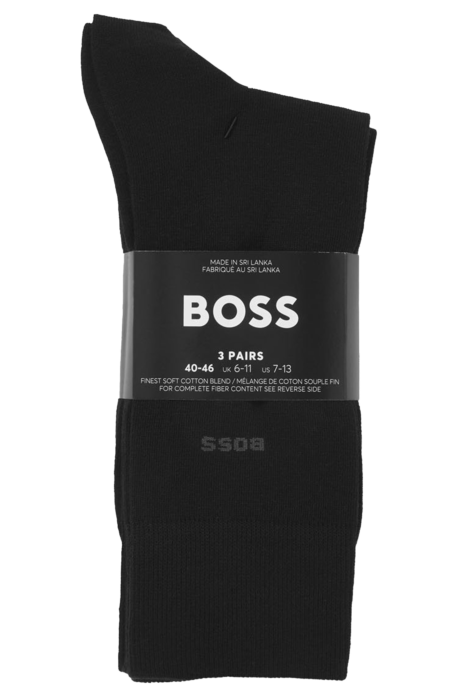 Boss Sokken 6-paar zwart 