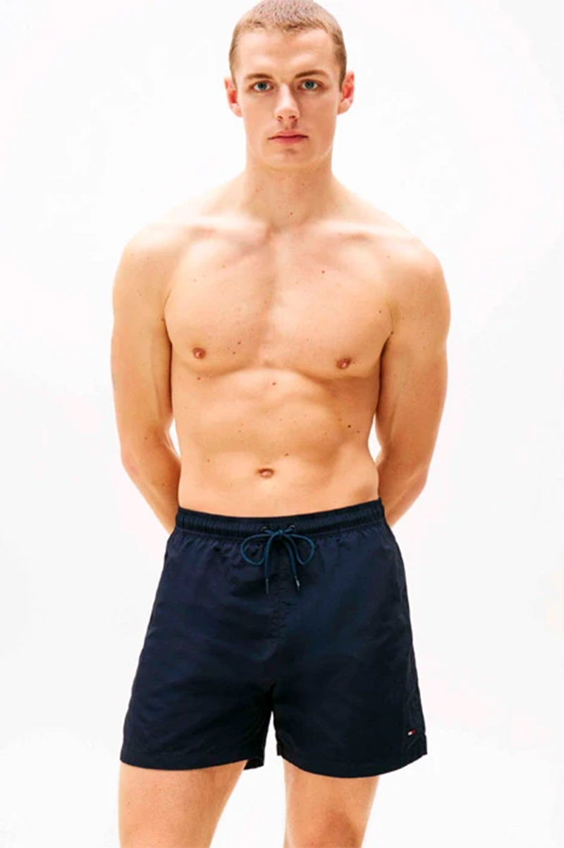 Tommy Hilfiger zwemshort met mini logo donkerblauw
