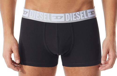 Diesel Damien boxershort voorkant zwart