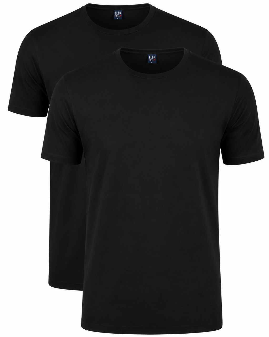 Alan Red T-shirts Derby 2-pack zwart