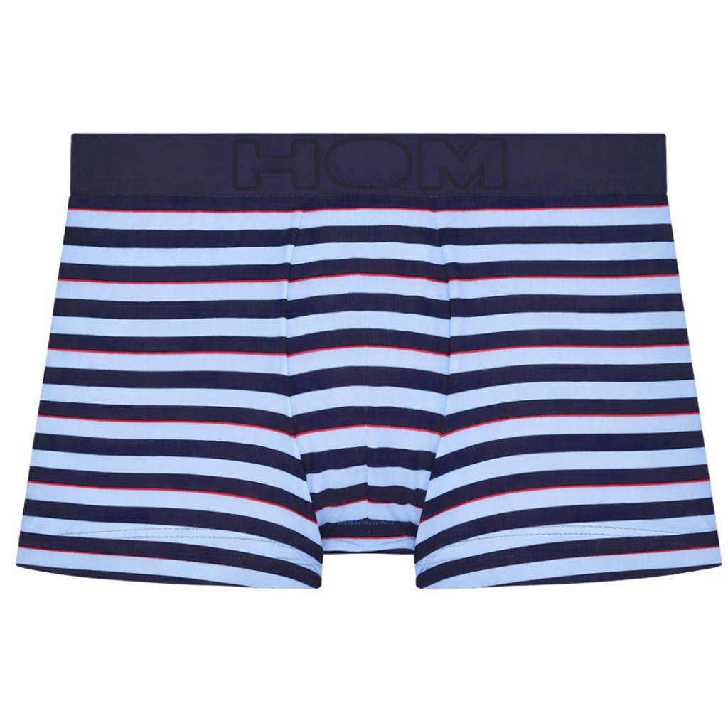 Hom boxershort Atlantic microfiber blue stripes