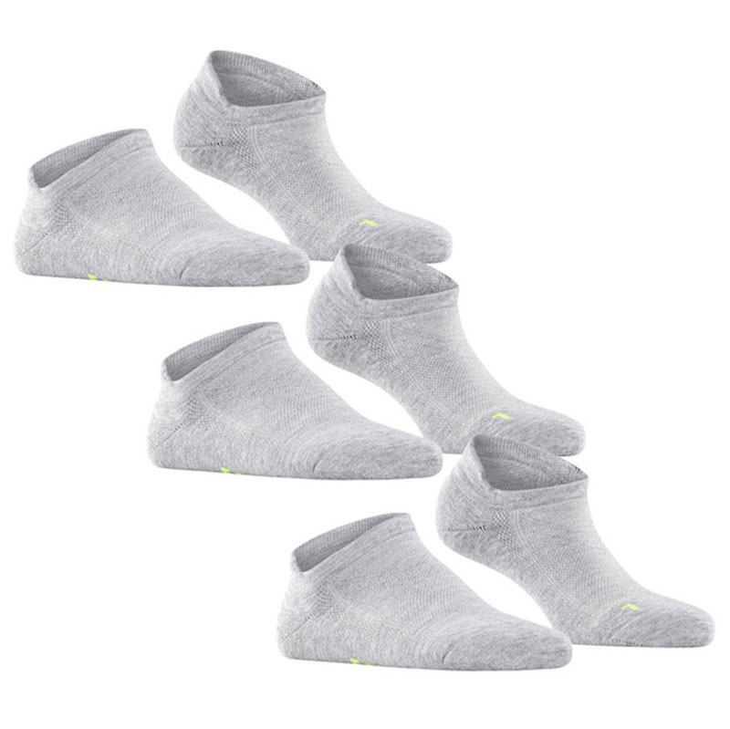 FALKE Cool kick sneaker sokken 3-paar grijs