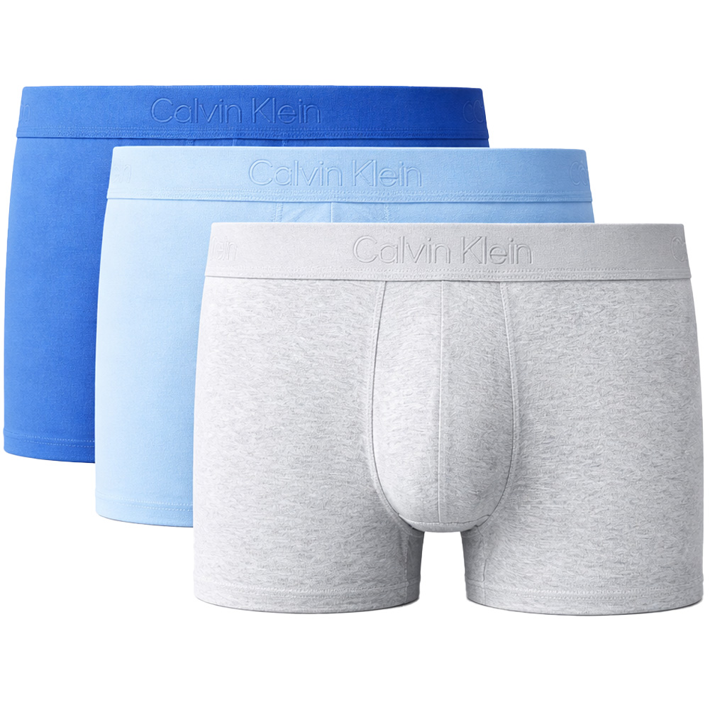 Calvin Klein Ultra soft modal 3-pack tunk blue-beige