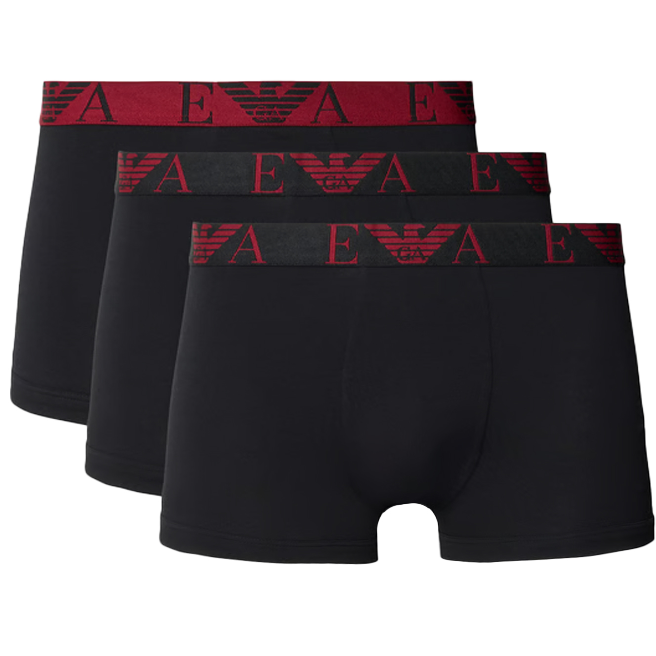 Armani boxershorts 3-pack zwart