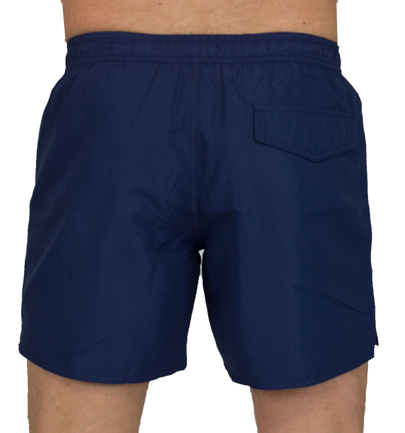 Armani zwembroek blauw achterkant