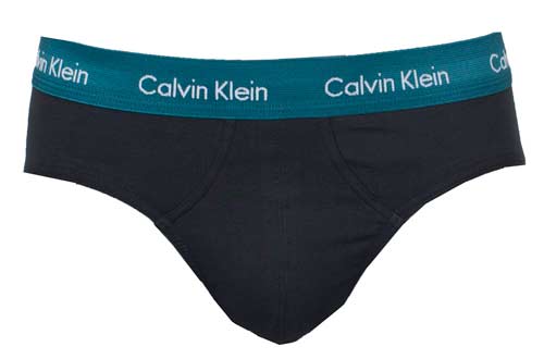 Calvin Klein slips 3-pack zwart groen