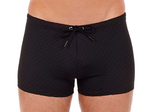 Hom Zwemboxer Antoni zwart voorkant