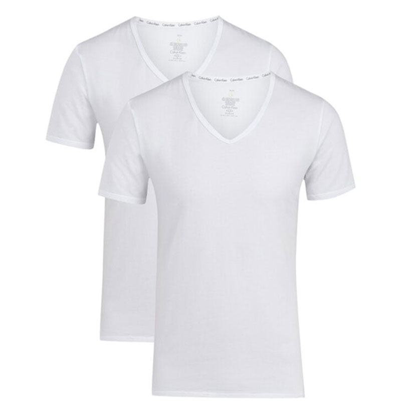 Calvin Klein V-hals shirts wit Modern Cotton