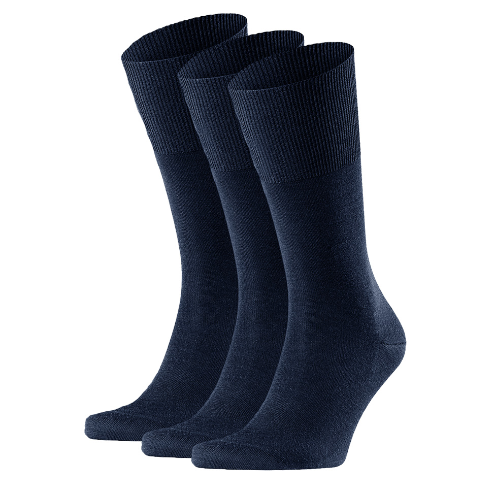 FALKE Airport sokken 3-paar blauw